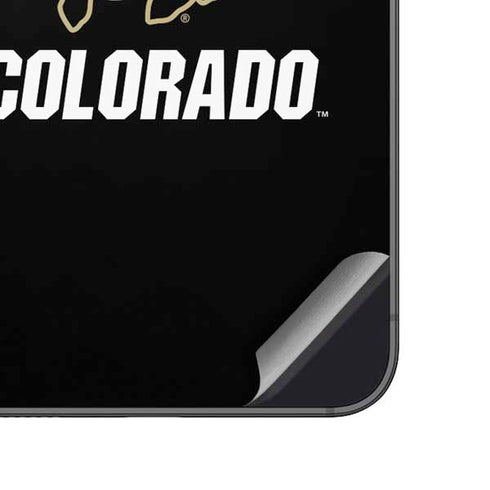 University of Colorado CU Logo on Black Galaxy A14 5G Skin